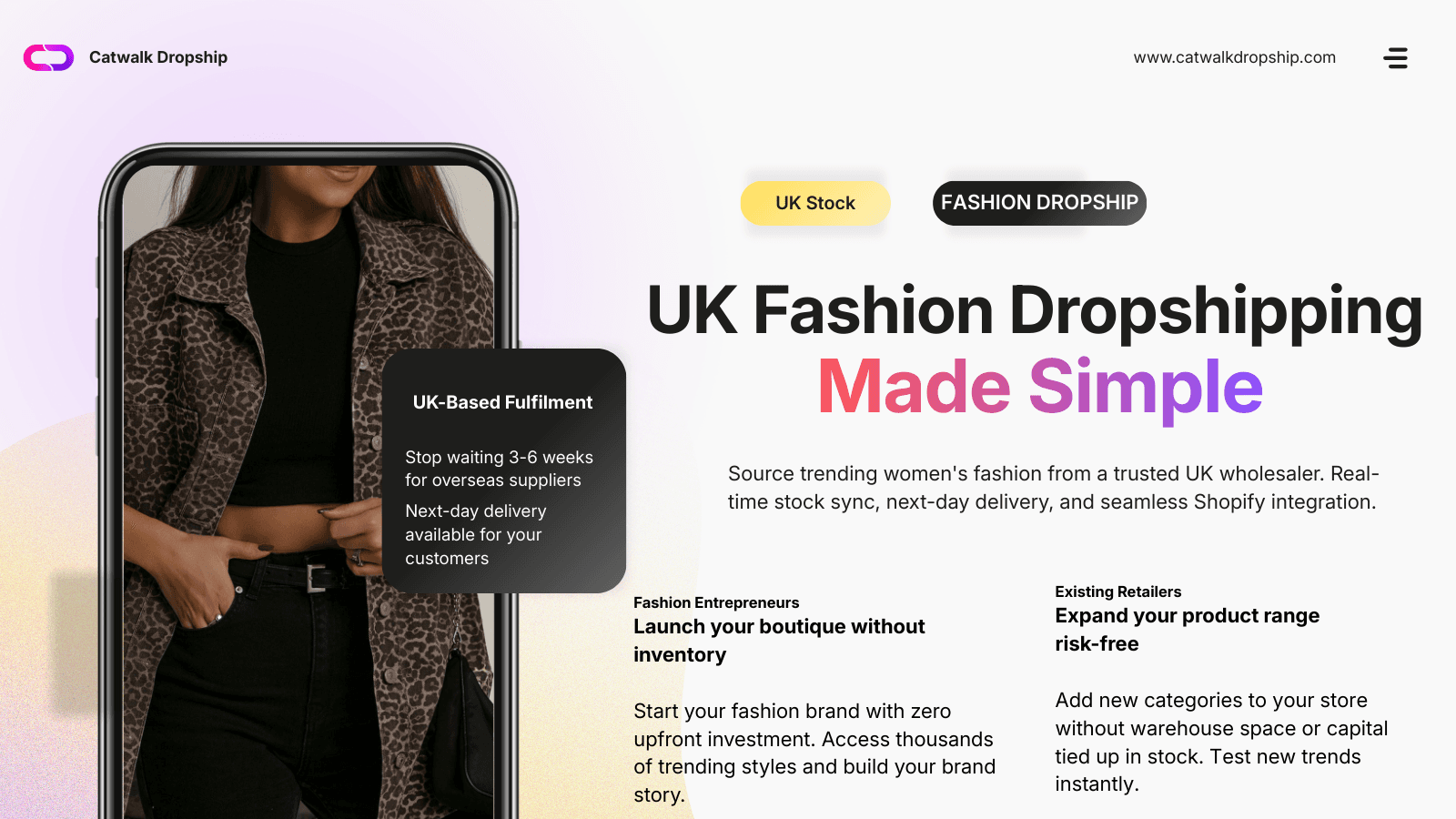 Catwalk Dropship - UK Fashion Dropshipping Made Simple